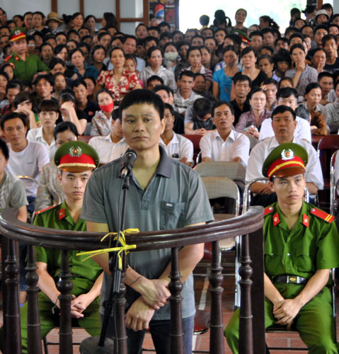 Nguyễn Văn Binh tại phiên tòa